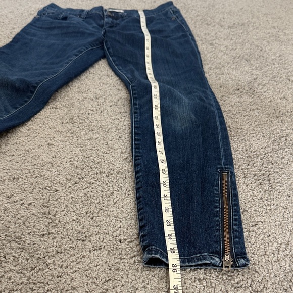 Madewell High Rise Skinny Jeans Zipper Ankle Dark Wash Women Size 28 - Picture 5 of 14